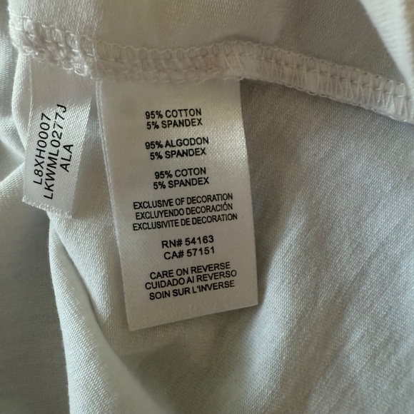 Karl Lagerfeld Women’s Short Sleeve Sunglasses Print White T- Shirt Size M - Picture 7 of 7